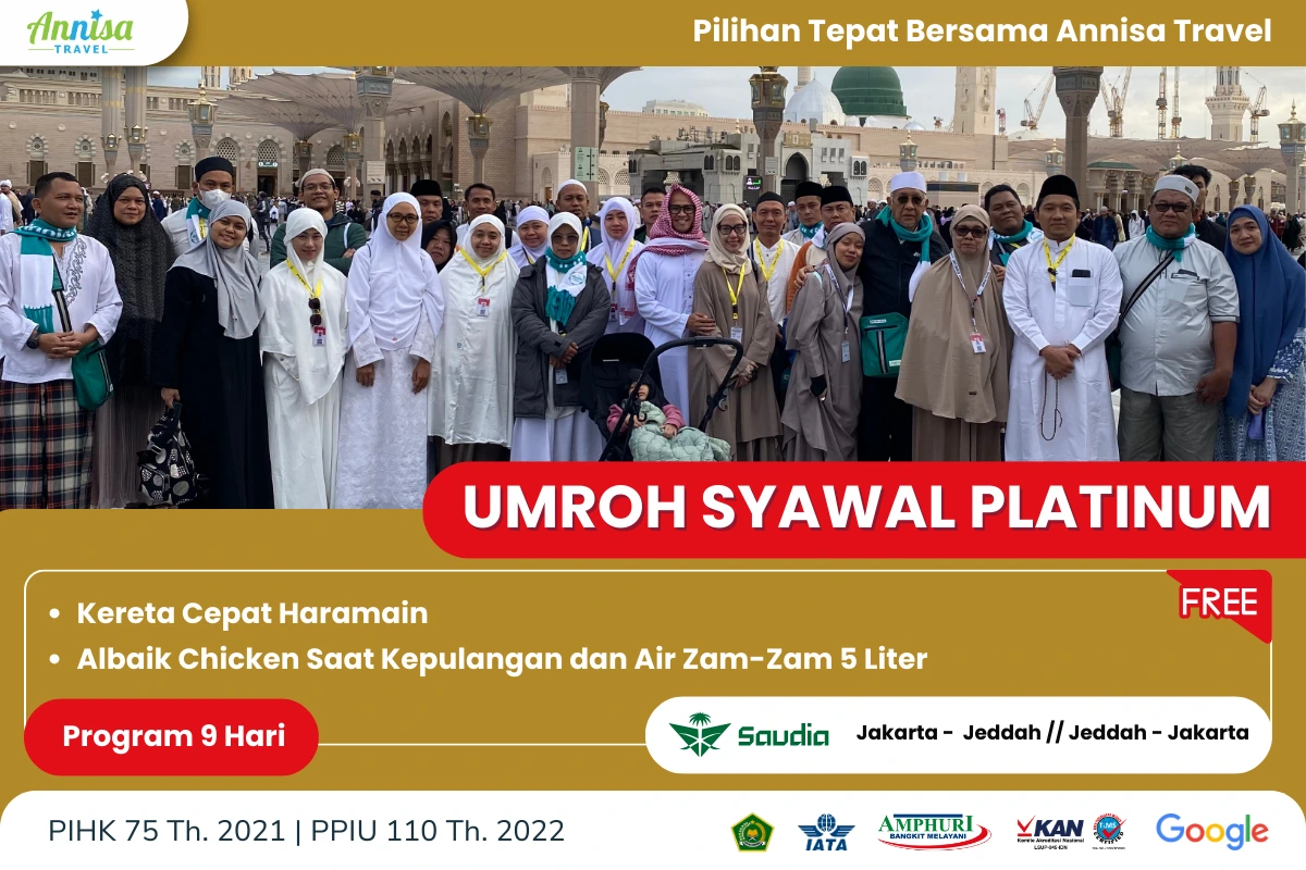 Umroh Syawal 2025 Bintang lima