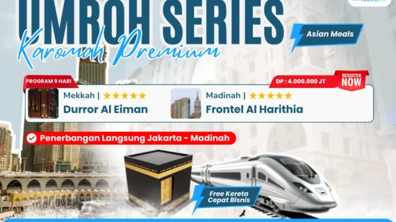 Umroh Karomah Premium Direct Flight By Saudia Airlines – 22 Oktober 2024