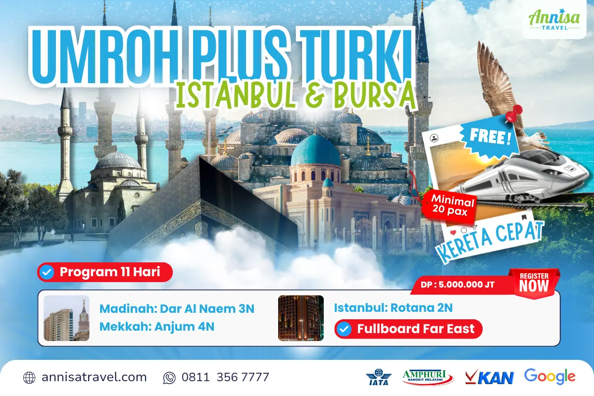 Umroh Plus Turki Istanbul dan Bursa
