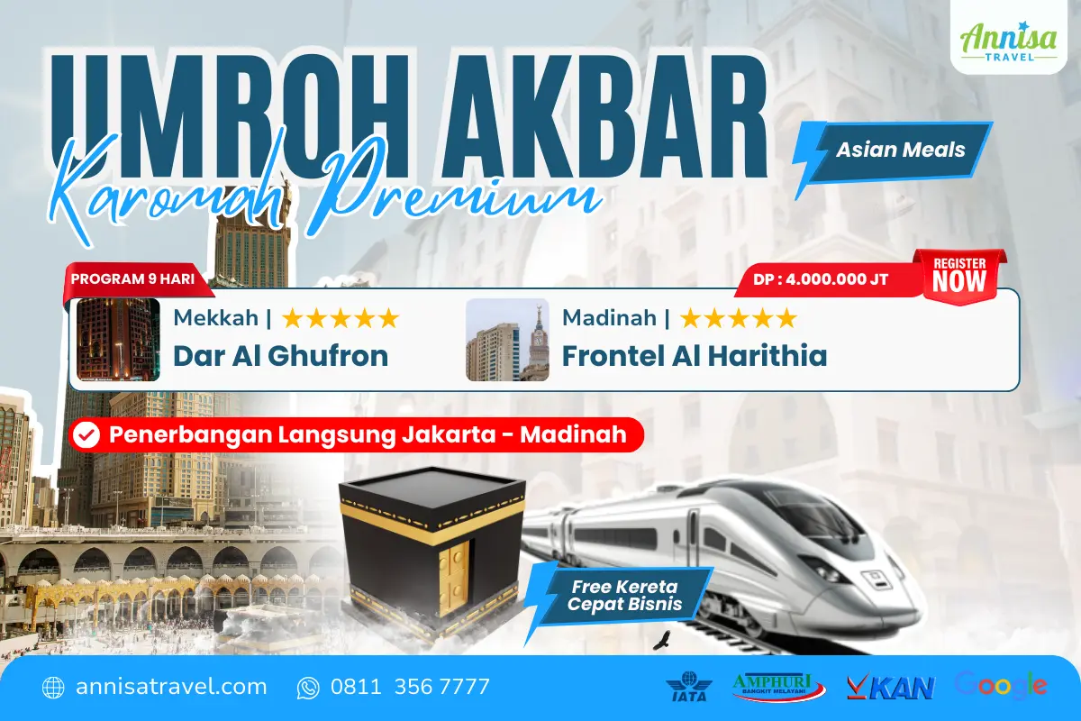 Umroh akbar karomah premium