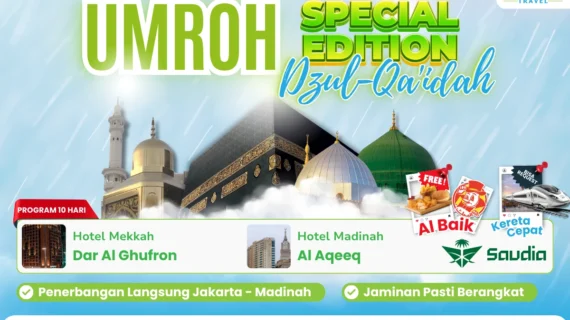 Umroh Premium di Bulan Dzul-Qa’idah – Free Kereta Cepat