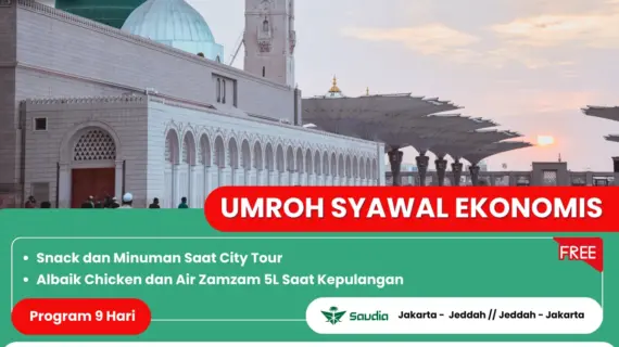 Umroh Syawal Ekonomis – Free Al Baik Chicken – 14 April 2024