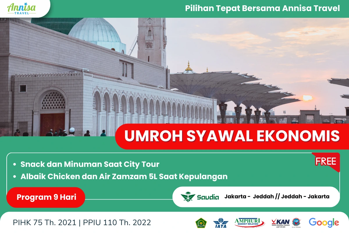 Umroh Syawal 2025 Paket Ekonomis