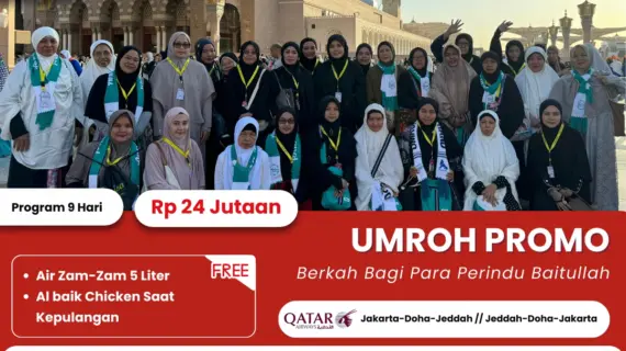 Paket Umroh Promo Rp24 Jutaan – Free Albaik Chicken – 9 Feb 2025