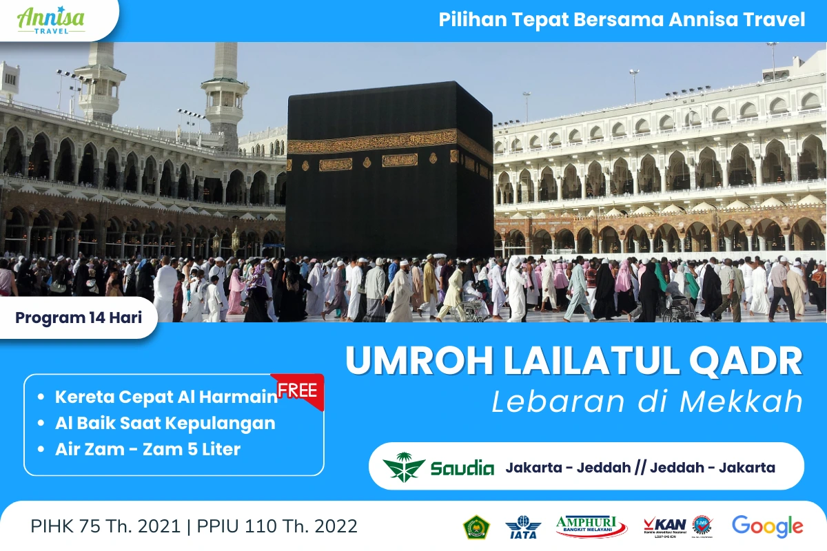 Umroh lailatul qadr lebaran di Mekkah