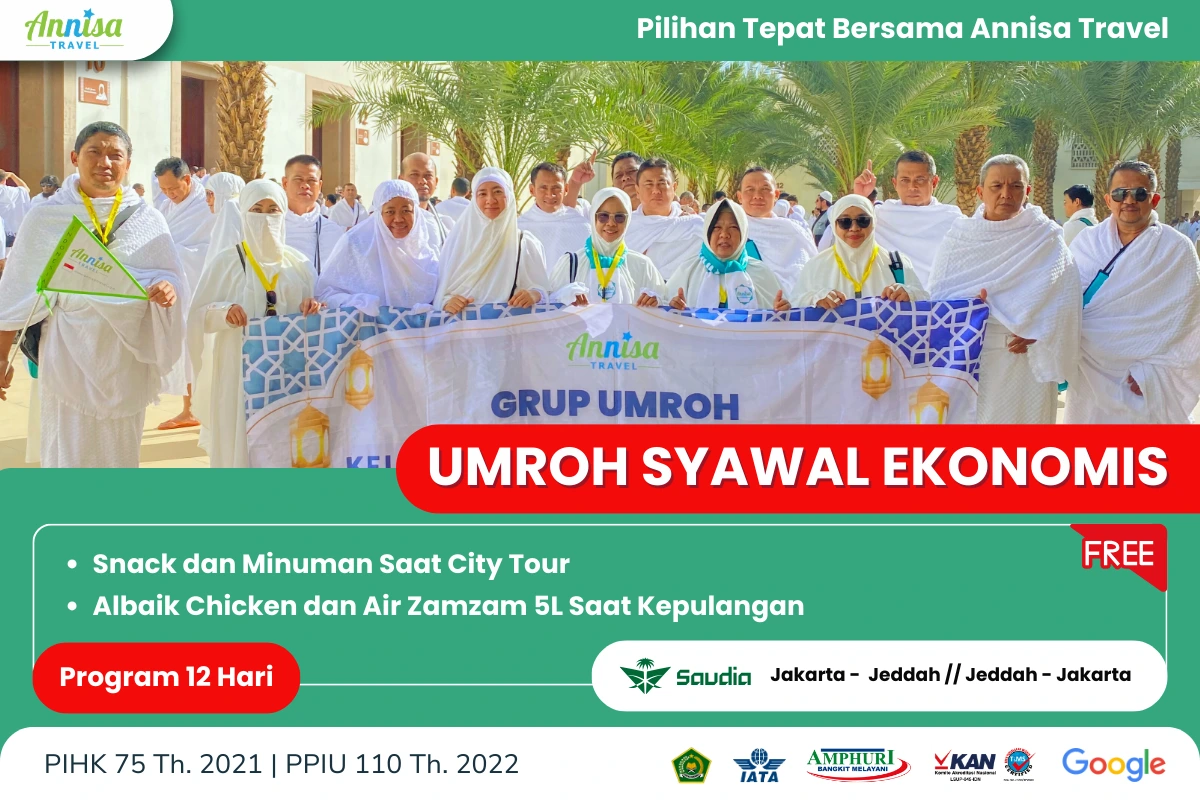 Umroh Syawal Ekonomis Program 12 Hari