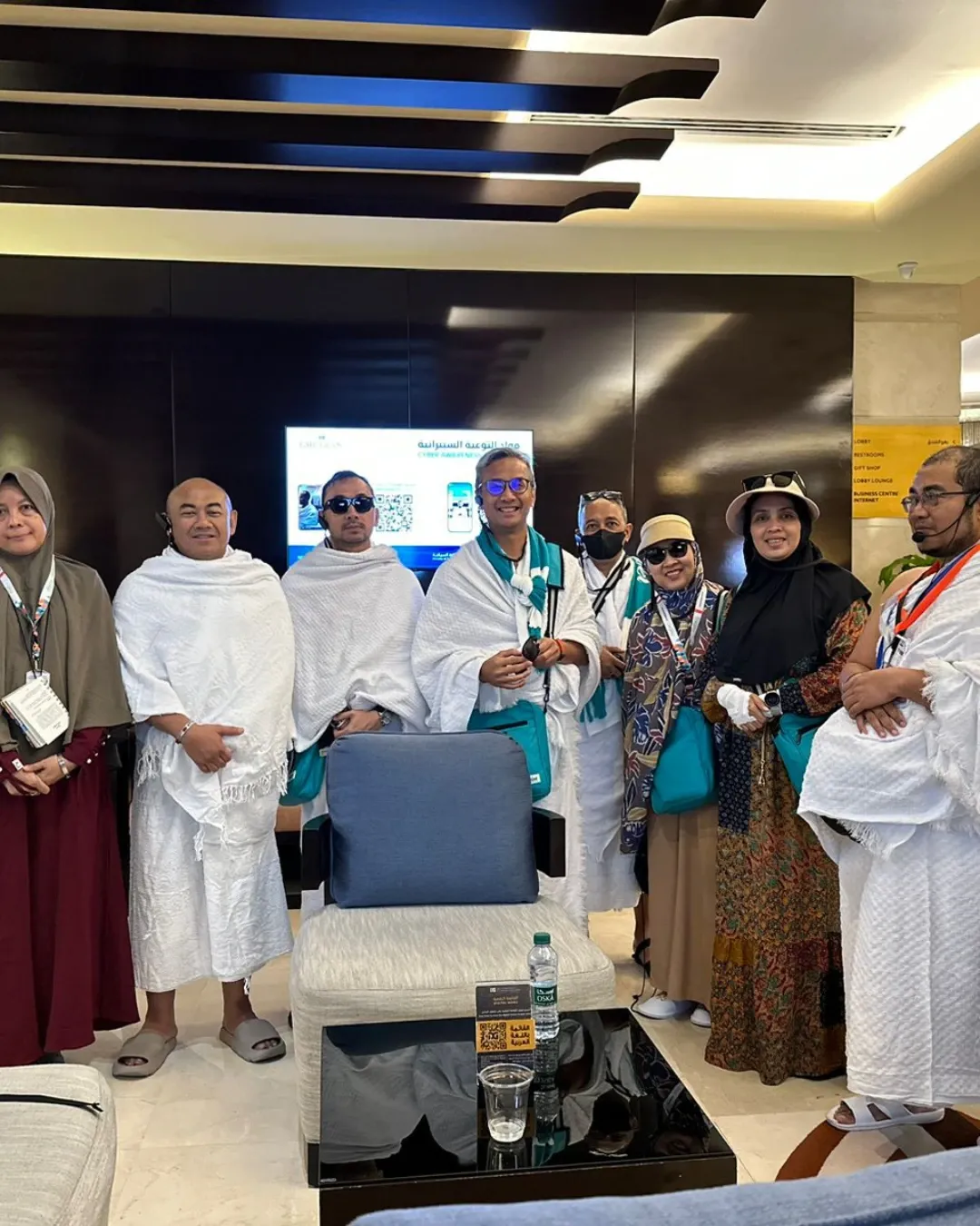 Jamaah Haji Furoda Foto di Dalam Hotel Al Ghufran Safwah, Mekkah