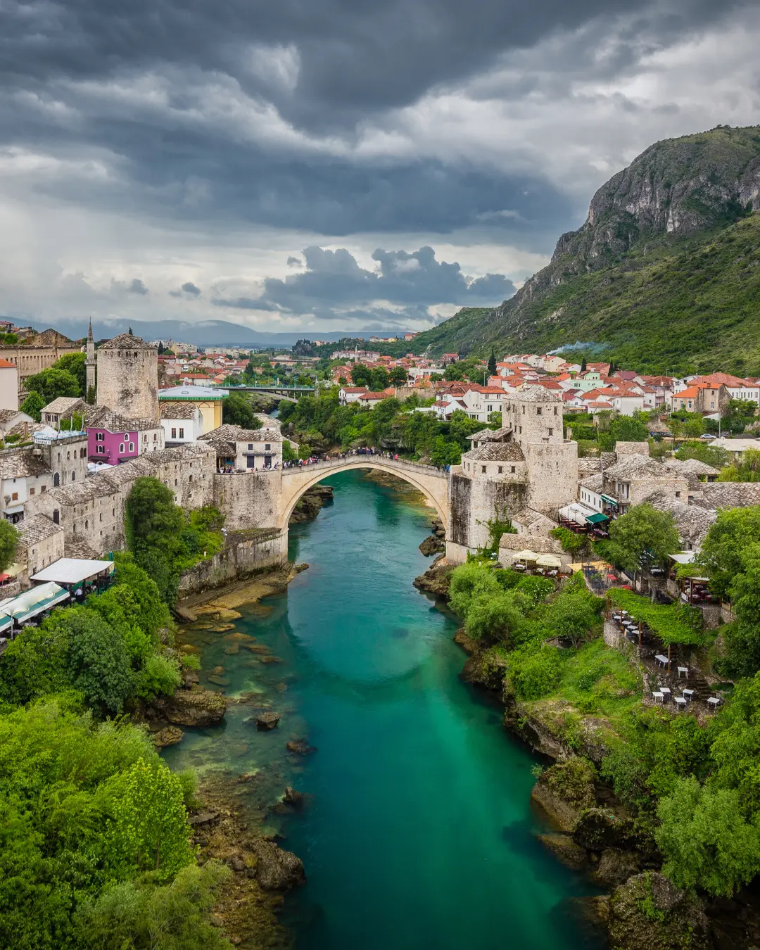 Moostar Old Town with Famous Bridge