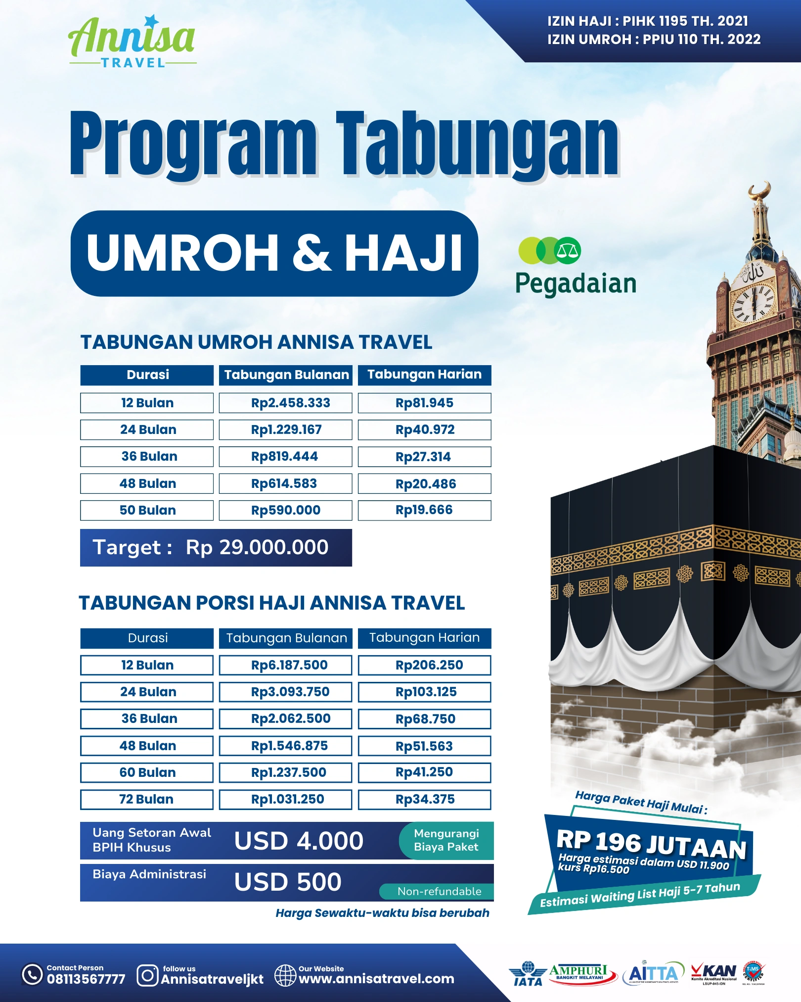 Tabungan Umroh dan Haji